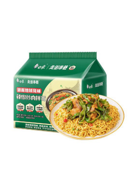 白象辣椒炒肉拌面速食方便面