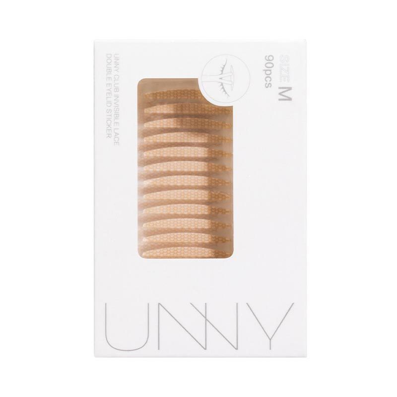 unny双眼皮贴隐形自然无痕美目贴神器女蕾丝单面肿眼泡专用斜切