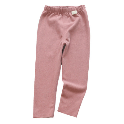 儿童磨毛德绒加厚秋裤