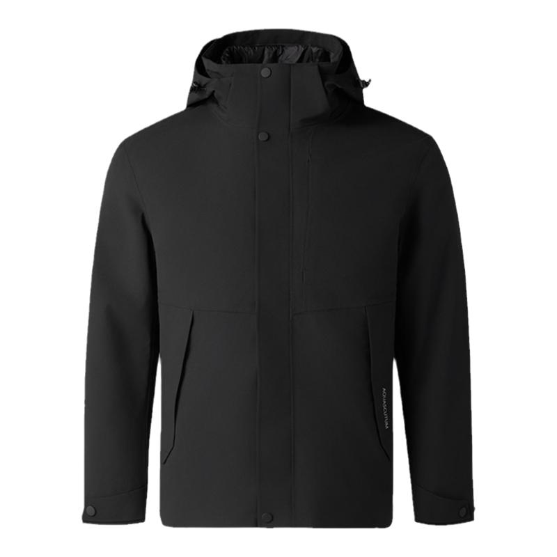 Aquascutum/雅格狮丹秋冬新品时尚男士鸭绒羽绒服外套Q50J7EM0A1