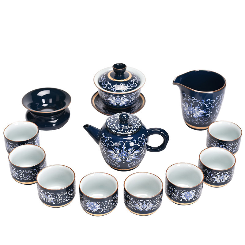 珐琅彩瓷器功夫茶具套装2026新款喝茶杯轻奢高档高端大气泡茶器具