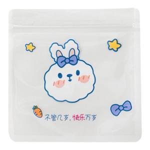 烘焙小熊饼干袋卡通雪花酥棒棒糖手工糕点糖果巧克力自封拉链袋子