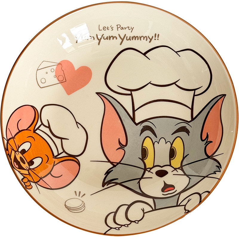 猫和老鼠联名饭碗家用2025新款卡通米饭碗高颜值吃饭碗盘子