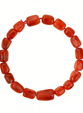 天然保山随形玉石串珠本命年手链