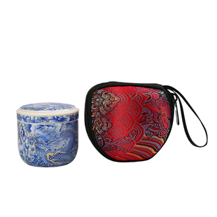 便携户外旅行茶具一壶一杯快客杯旅游露营随身收纳茶水分离一人饮