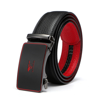 马年本命年红腰带真皮皮带