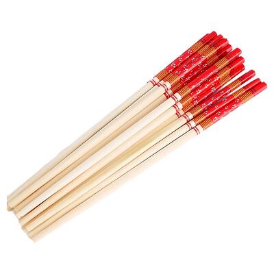 青花瓷一次性高档筷子加长加粗