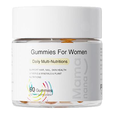 Mamanana红脸兔多维生素软糖保健女维生物素官方正品女性多维营养