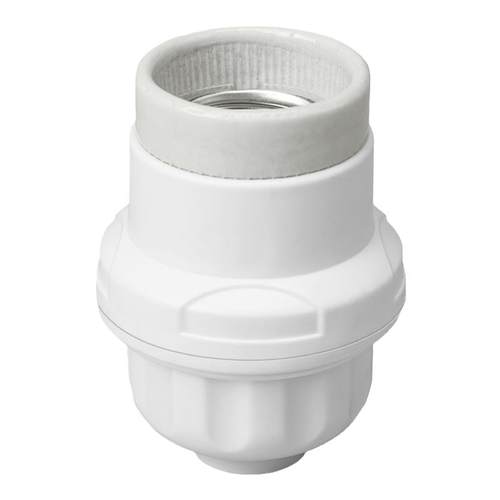 加厚悬吊式灯口灯头e27螺口LED灯节能陶瓷吊灯头灯座通用底座插座