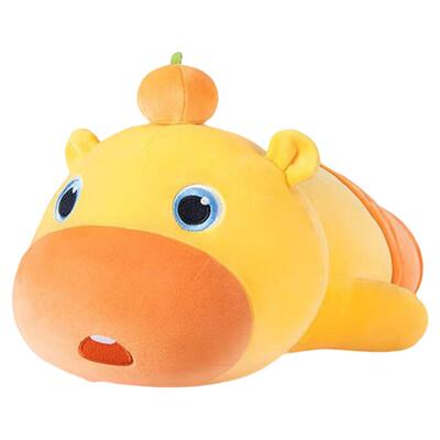 正版水豚噜噜抱枕玩偶抱睡公仔