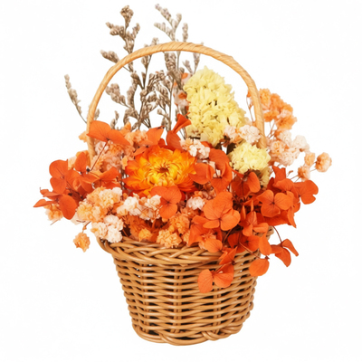 永生花干花diy材料手工花篮插花