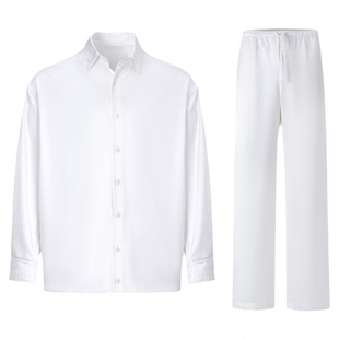 SEE ALSO W酒店联名醋酸老钱睡衣套装