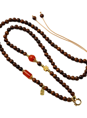 花梨木檀木佛牌链子唐卡吊坠挂链