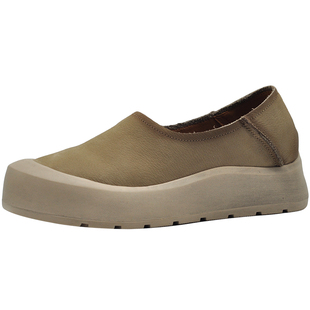 Artmu阿木复古厚底一脚蹬乐福鞋休闲博肯鞋2026春季新款运动鞋女