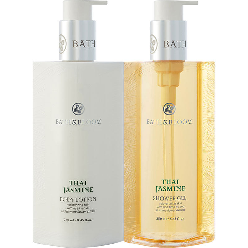 BATH&BLOOM泰国茉莉沐浴露身体乳组合套装250ml+250ml清洁滋润