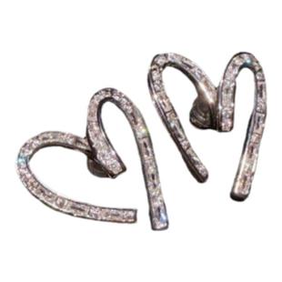 璨若星河 马眼水滴宝石耳环 波光粼粼 弧形梯方锆石耳坠 羽翼胸针