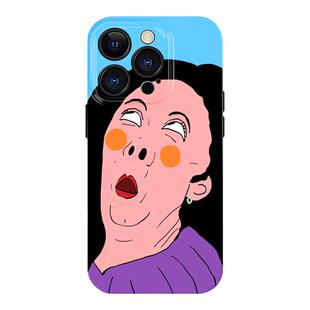 丑女大翻身~搞笑创意iPhone15promax苹果14小米13华为p60新款nova11适用oppo荣耀90vivoX100一加12菲林手机壳