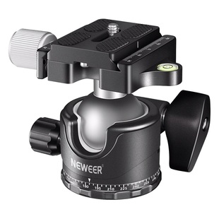 NEEWER/纽尔 GM36全景球形云台摄影三脚架滑轨万向阻尼球头球型通用Arca阿卡快装板底座单反相机微单手机