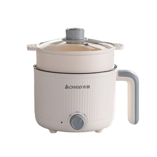 志高电煮锅家用宿舍多功能小电锅炒菜不粘锅小型煮锅迷你电热火锅