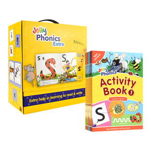 【自营】Jolly Phonics 欢乐自然拼读 英国原版进口幼儿英文启蒙 儿童英语自然拼读教材学字母 点读版 英美幼儿园课堂教材分级绘本