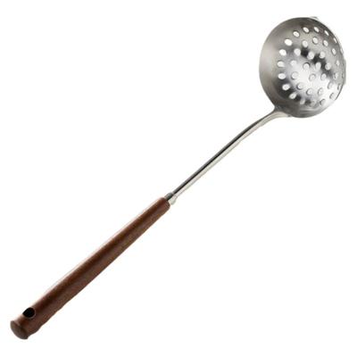 厨房防烫长柄304不锈钢炒菜汤勺