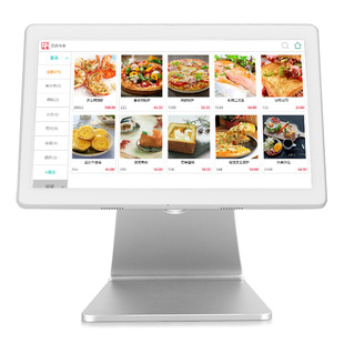 日进斗金poso2o收银机一体机 饭店餐饮快餐奶茶店单屏扫码机点餐机收银电脑点菜机超市收银系统软件 收款机