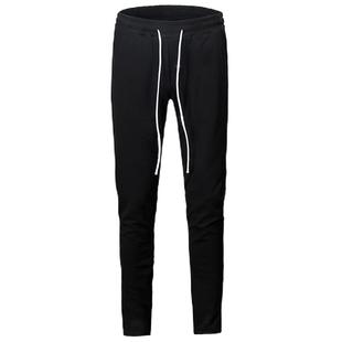 【潮WOO专属】VICYU经典SWEATPANTS裤脚拉链弹力修身牛仔卫裤秋款