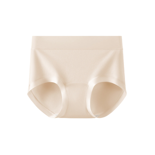 曲线主义大码A类纯棉10A抗菌内裤女高腰加长裆新疆棉透气三角裤女