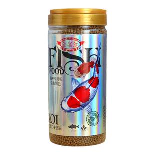 金宴红锦鲤鱼食冷水鱼观赏鱼成长鱼饲料鱼粮鱼食锦鲤金鱼鱼粮