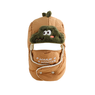 儿童帽子冬男童女童雷锋帽男孩女孩护耳防风防寒宝宝保暖2025新款