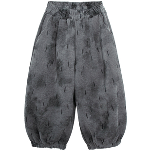 积木城堡男童加绒裤子2025冬季新款中小童儿童韩系一体绒收口裤