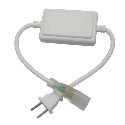 led灯带软灯条5050/3528/3014贴片光带 吊顶灯槽专用配套插头220V