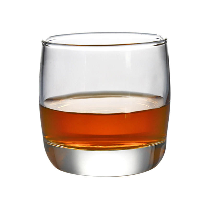 八角杯啤酒杯钢化玻璃杯四方威士忌杯加厚耐热水杯洋酒杯KTV酒杯