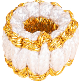 手工编织平结线圈扣编绳手链收尾固定配饰diy手绳配件半成品材料