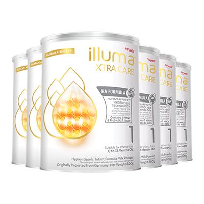 【自营】惠氏启赋敏适1段800g*6