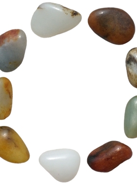 新疆和田玉籽料原石多宝手链