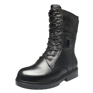 尼瓦蒂电热鞋充电可走发热电暖鞋男冬保温暖脚加热鞋女高筒马丁靴