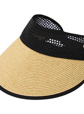 ELLE户外女夏季大檐遮阳防晒帽