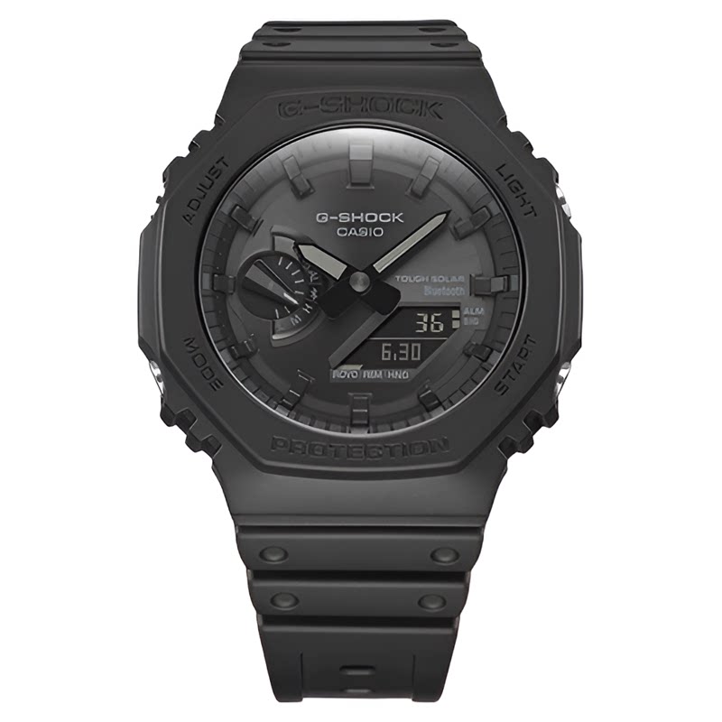 【礼物】casio旗舰店GA-B2100八角太阳能运动手表卡西欧 G-SHOCK