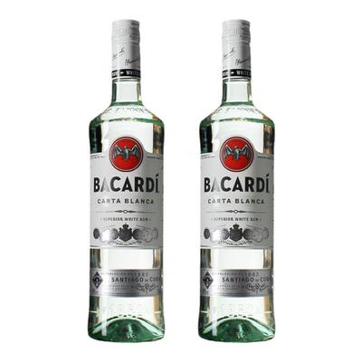 洋酒Bacardi百加得白朗姆酒
