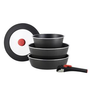 德国双立人可拆卸手柄锅平底锅不粘锅家用辅食锅煎锅油炸锅套娃锅