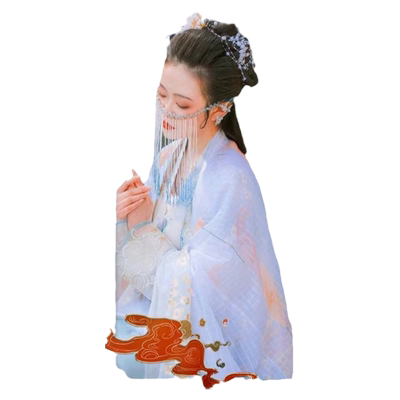 超仙气配饰异域风敦煌飞天汉服专用面帘古风面纱流苏挂耳遮脸头饰