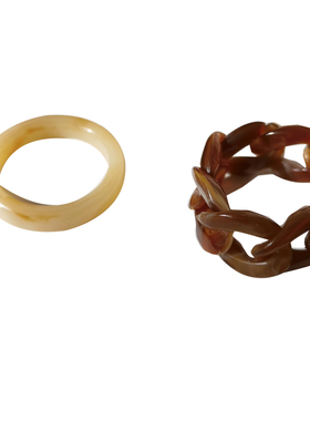 时尚个性小众设计感女亚克力链条