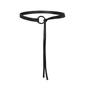 咖啡色腰带配饰女高级感装饰配牛仔裤裙子美式复古细皮带2025新款