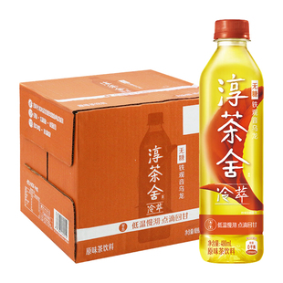 可口可乐出品淳茶舍无糖铁观音乌龙480ml*12瓶整箱原味茶饮料品