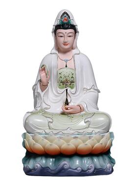 微美12至24寸荷叶观音佛像