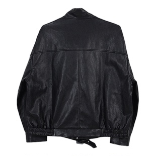 记忆的起点PU外套2026春季新款时尚气质显瘦立领皮衣女70AC45013