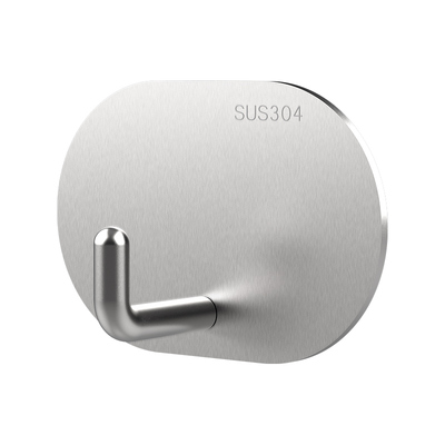 3M背胶不锈钢挂钩强力承重粘胶挂衣钩子免打孔厨房卫生间宿舍卧室墙壁贴钩免打孔双面胶门后钩无痕粘贴壁挂钩