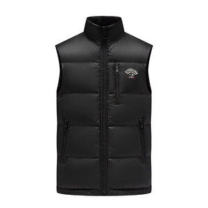 BRAVE&SHARK/勇士鲨鱼羽绒马甲男冬季保暖加厚户外休闲背心外套