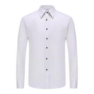 新款招行新行服男士衬衫招商银行工作服岩石白长短袖衬衣工装制服